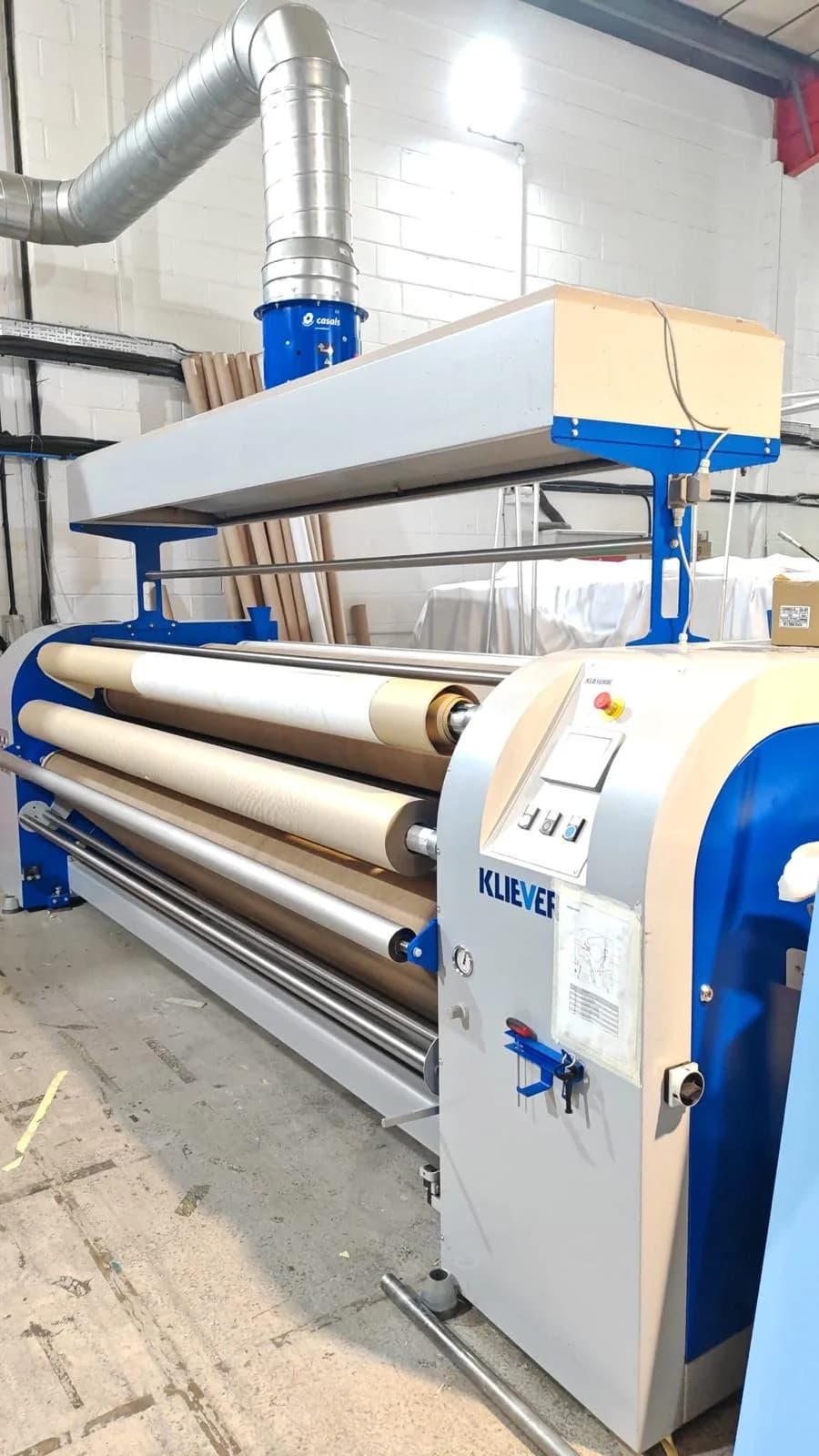 Instalación de maquinaria Matexprint en cliente