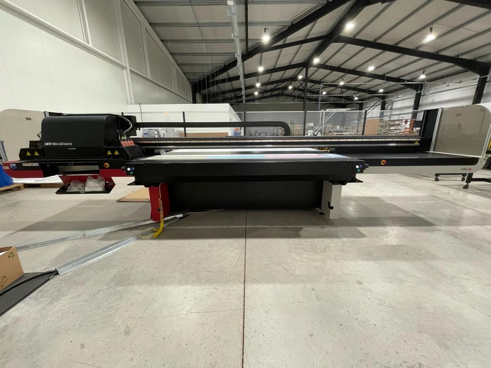 Instalación de maquinaria Matexprint en cliente