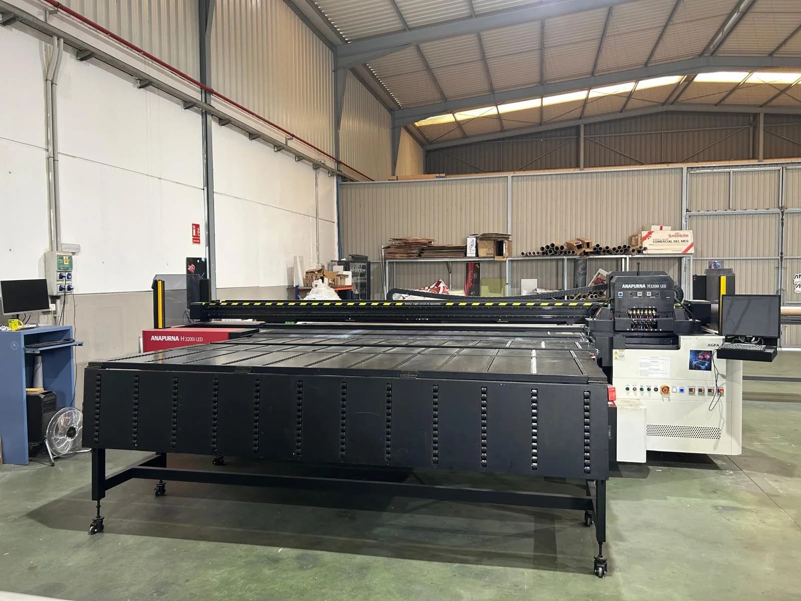 Instalación de maquinaria Matexprint en cliente