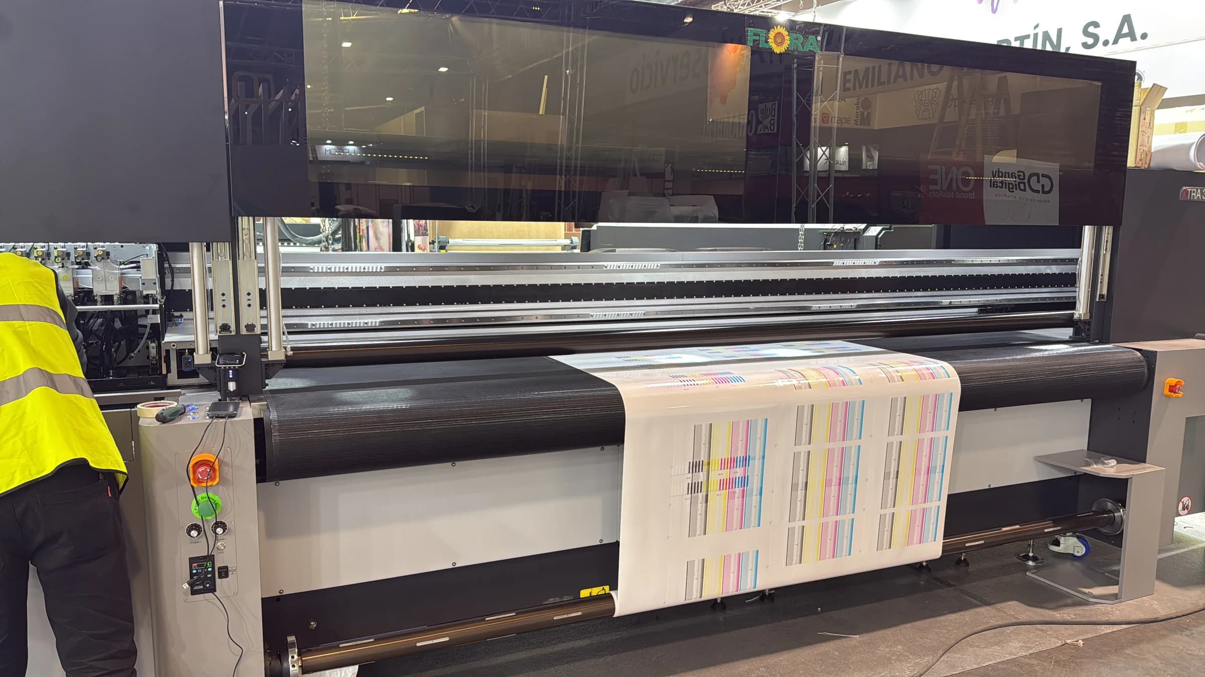 Equipo de impresión profesional puesto en marcha por Matexprint