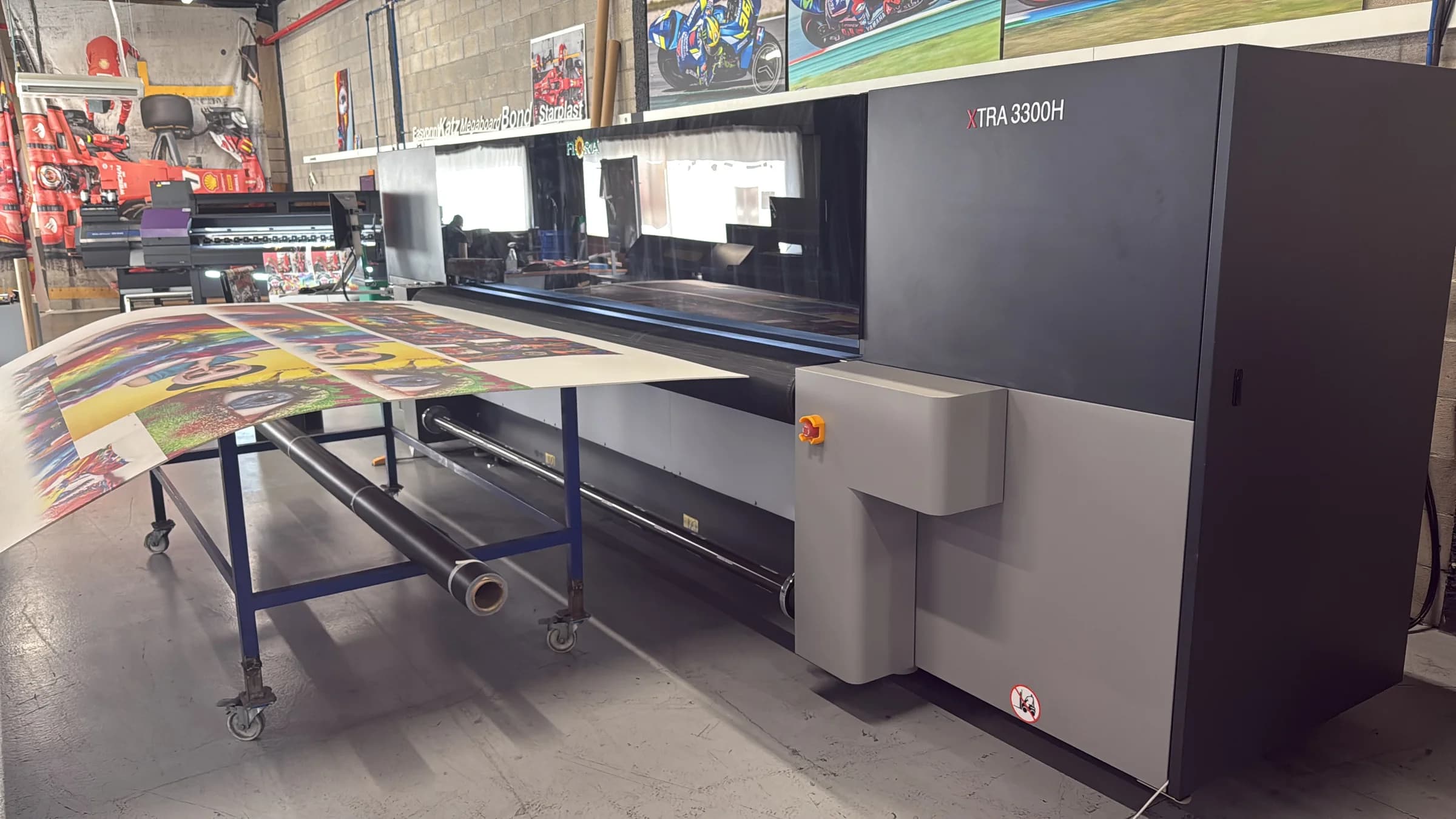 Instalación de maquinaria Matexprint en cliente