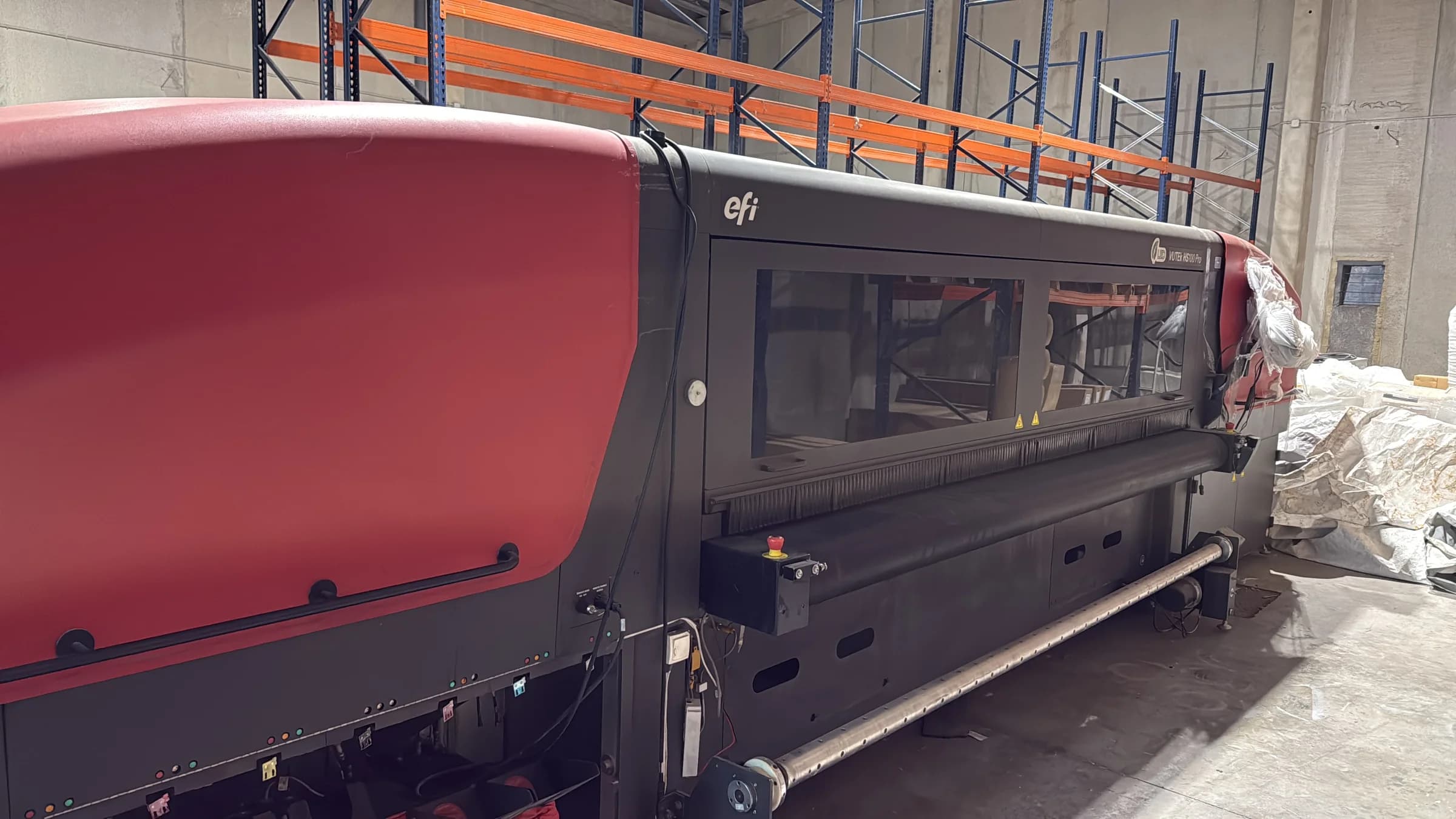 Instalación de maquinaria Matexprint en cliente