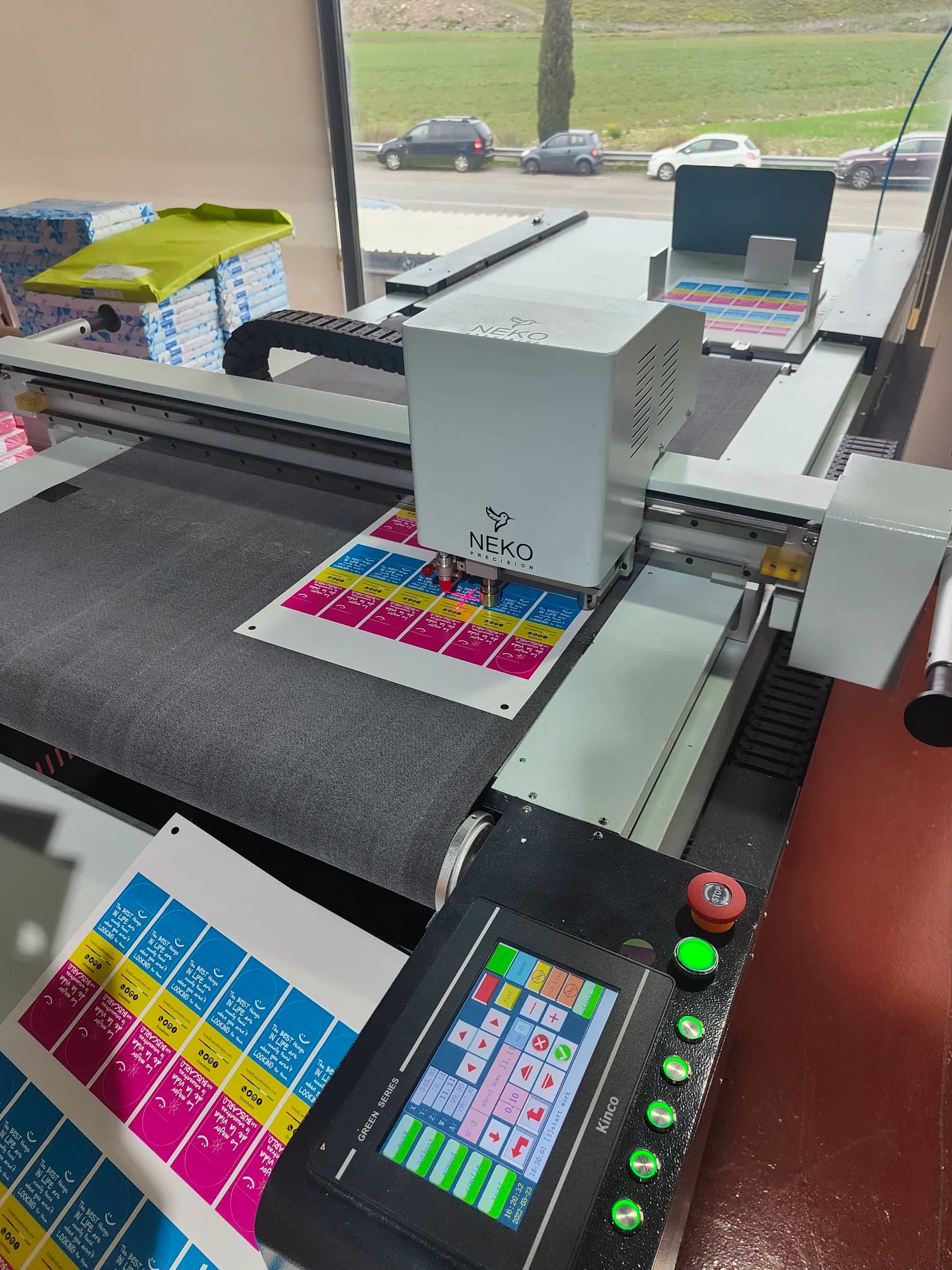 Instalación de maquinaria Matexprint en cliente