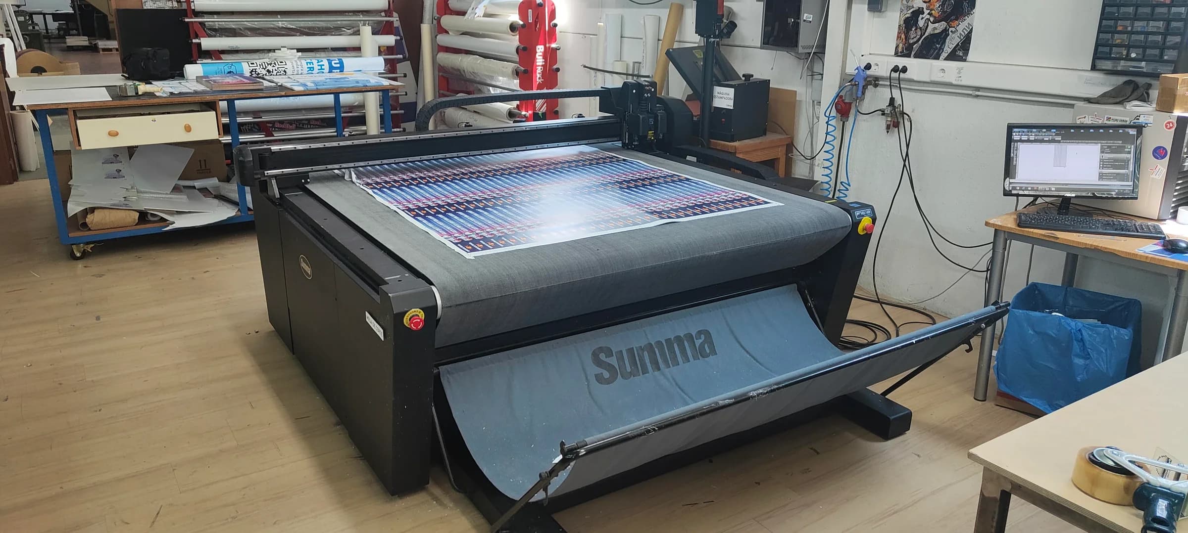 Equipo de impresión profesional puesto en marcha por Matexprint