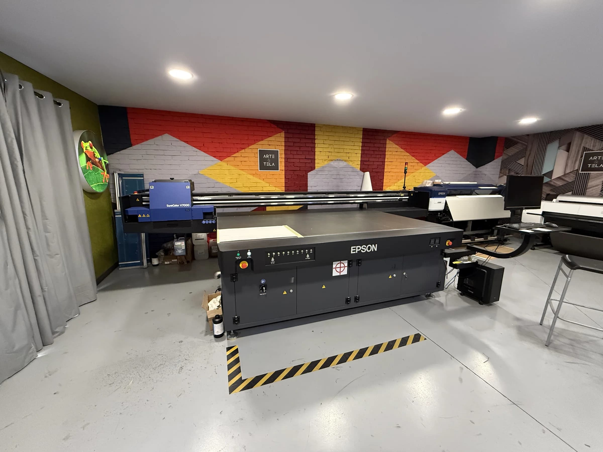 Configuración de impresora DTF en taller cliente