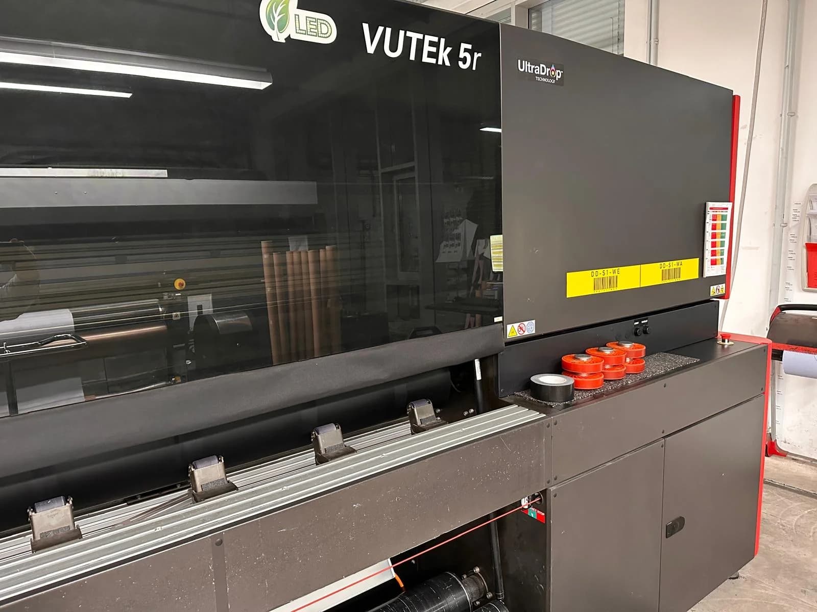 Instalación de maquinaria Matexprint en cliente