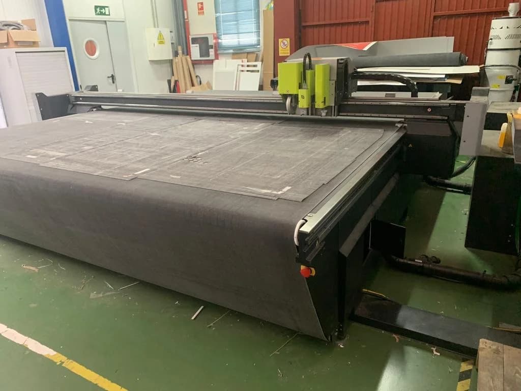 Maquinaria de gran formato instalada por el equipo Matexprint