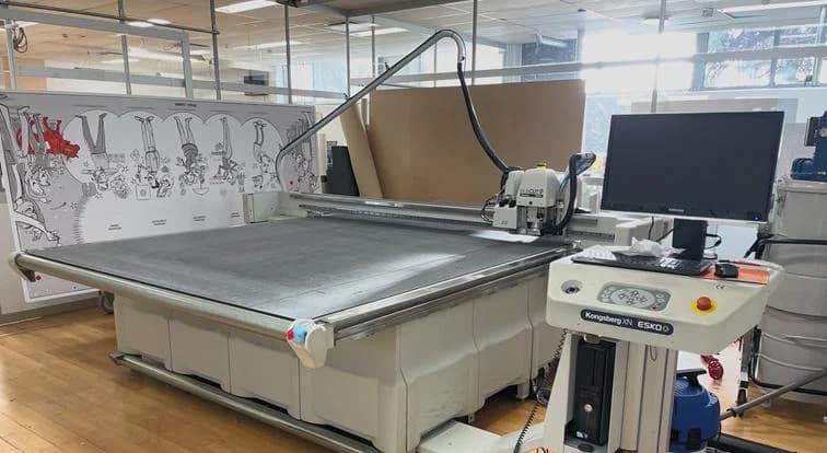 Instalación de maquinaria Matexprint en cliente