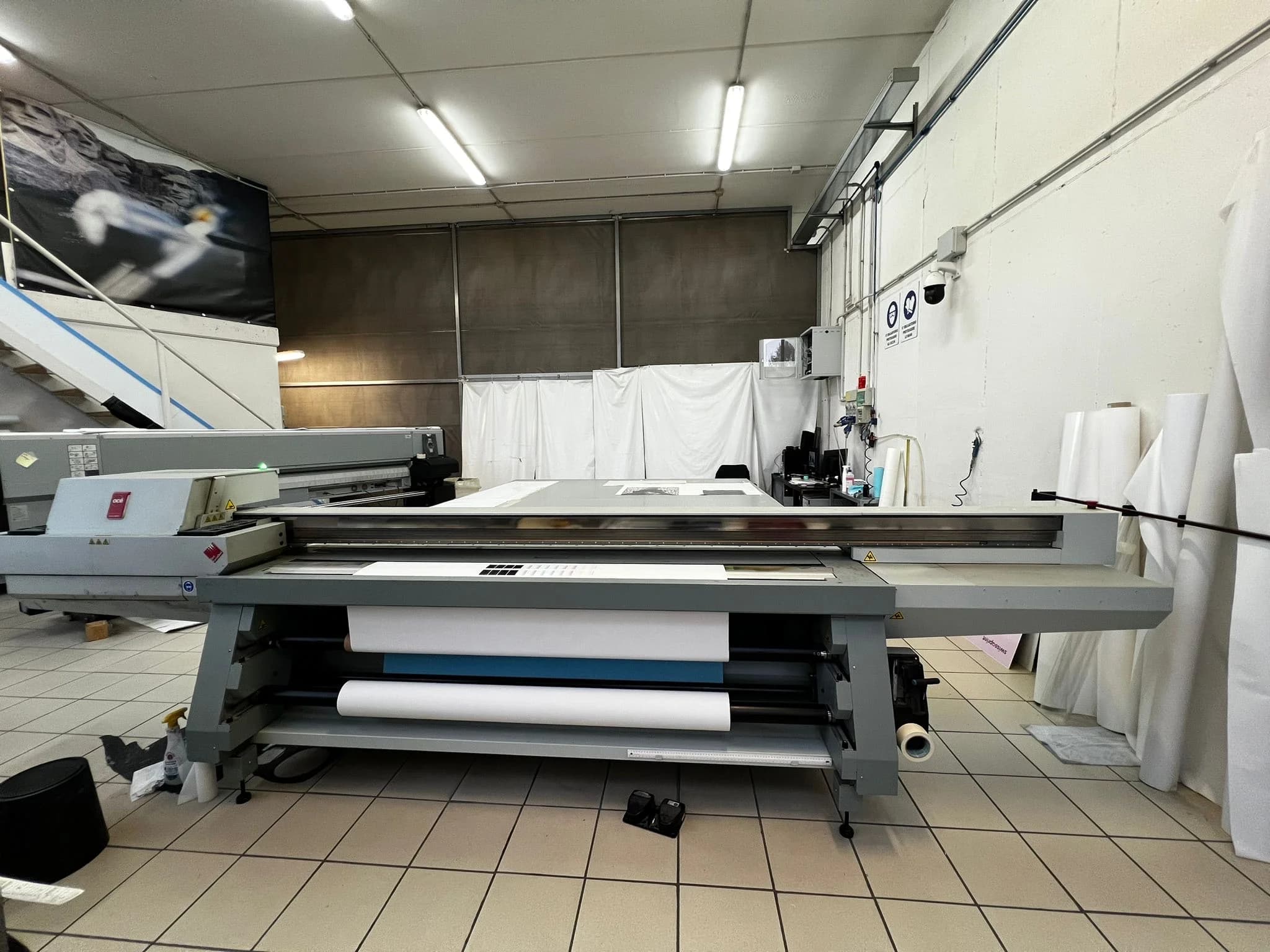 Instalación de maquinaria Matexprint en cliente
