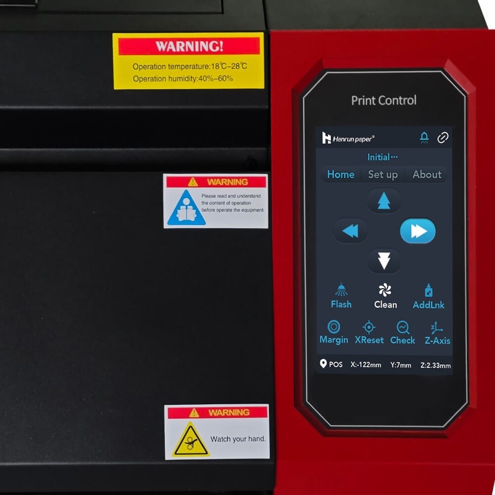 Mesa plana DTF UV H6090 — detalle